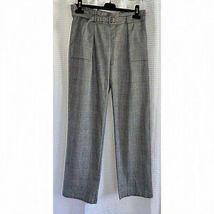 Women’s Onze Montréal paper bag‎ houndstooth trouser pants Sz medium